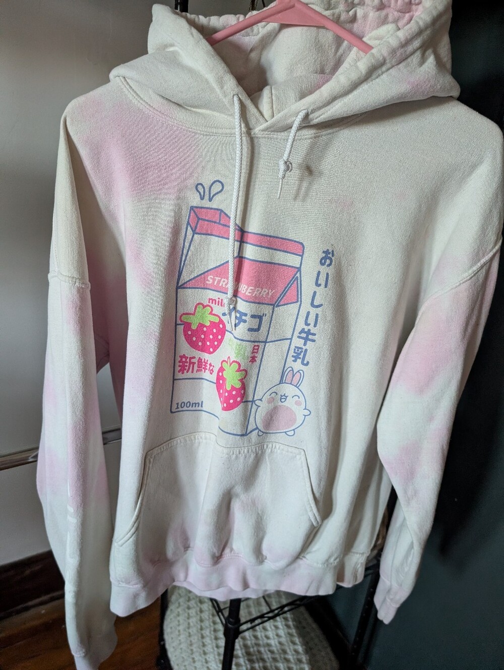 Hot Topic Strawberry Milk Hoodie